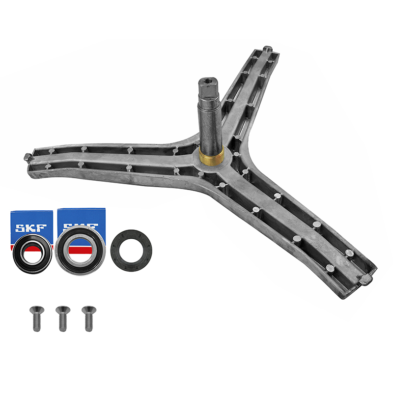 Kit eje soporte tambor para lavarropas Samsung WF1904WPUU, WF1804WPU, WF8650 con tornillos