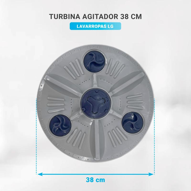 Agitador Turbina Para Lavarropas LG T9000 T9010 T9015 38 Cm