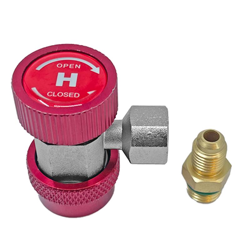 Kit carga aire automotor manifold gas R134 con valvula acoples alta y baja North