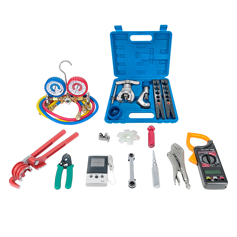 Kit de herramientas N°7 Refrigeración aire acondicionado Manifold