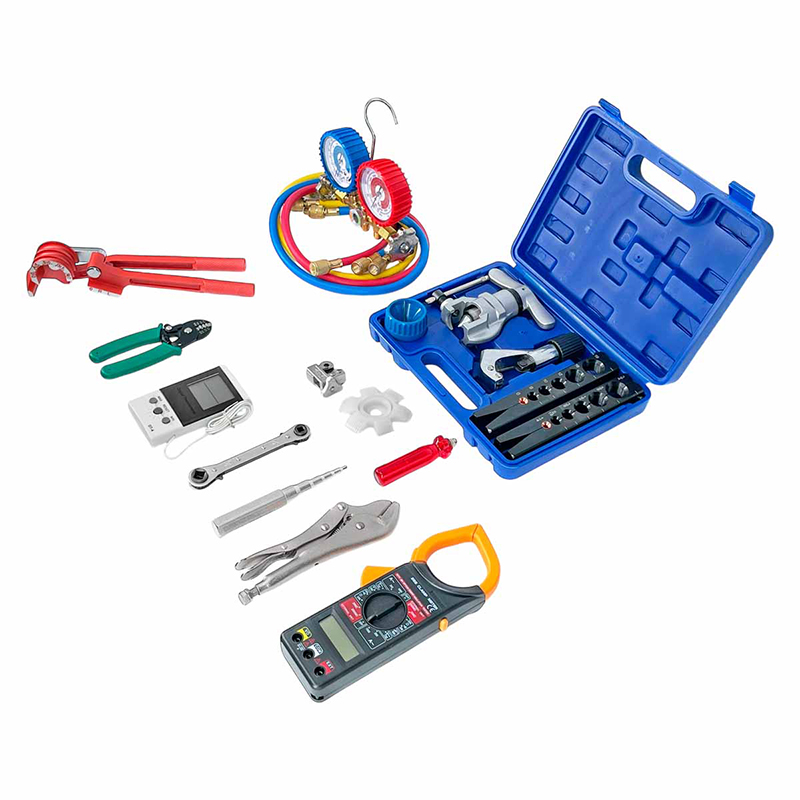 Kit de herramientas N°7 Refrigeración aire acondicionado Manifold