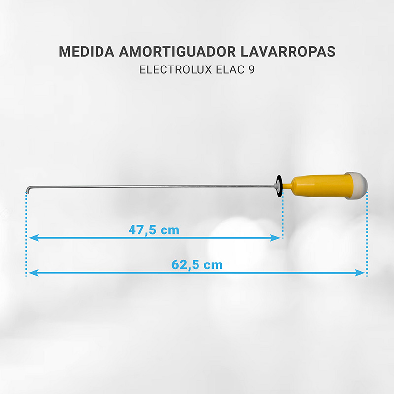 Kit de amortiguadores originales de lavarropas Electrolux Elac 9