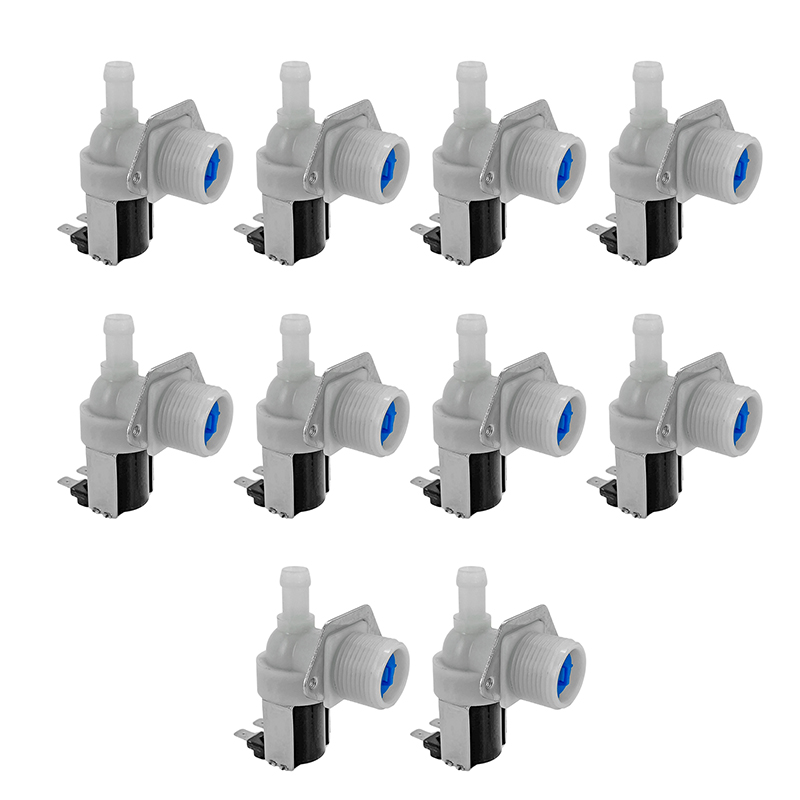Electrovalvula 1 Via 90° Para Lavarropas Oferta Pack X 10