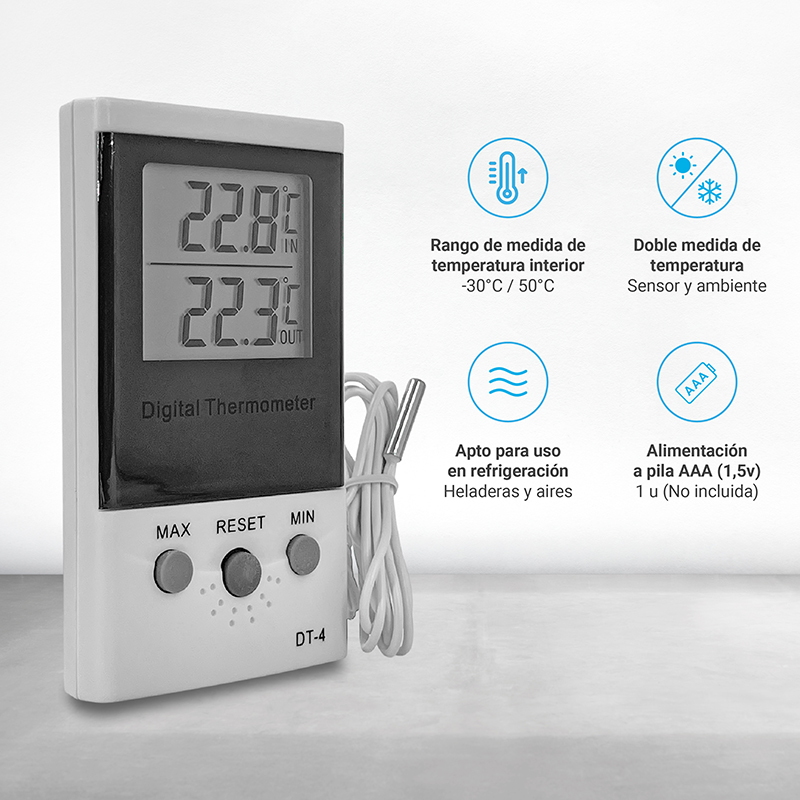 Termómetro digital para refrigeración DT-4