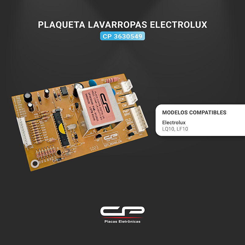 Plaqueta para lavarropas Electrolux LQ10 LF10