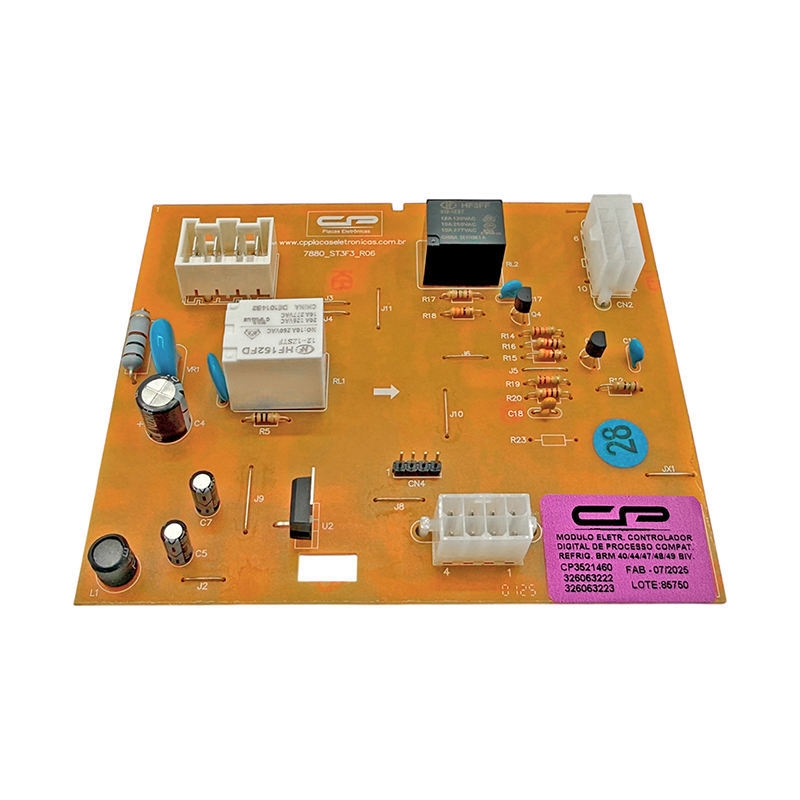 Plaqueta CP para heladera Whirlpool WRM y Eslabón de Lujo ERM