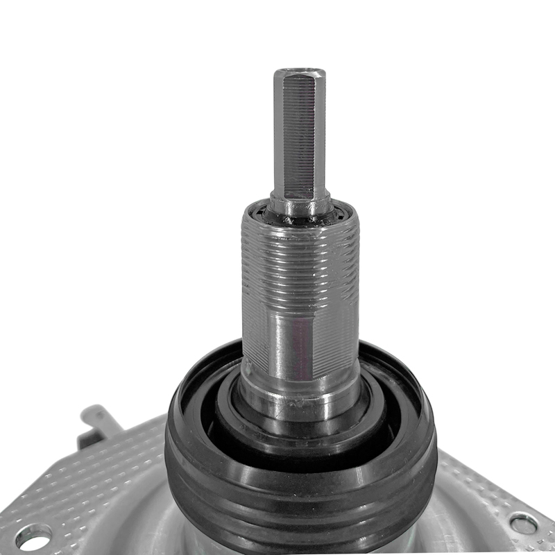 Caja de transmisión eje cuadrado para lavarropas Samsung, Panasonic, LG y Philco + Tuerca