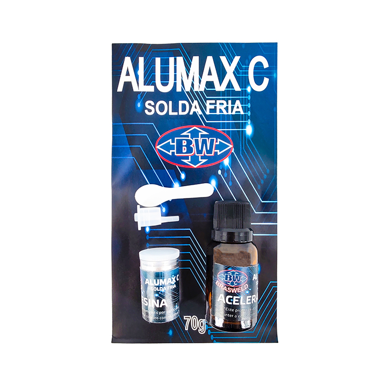Soldador Tapa Fugas En Frio Alumax C Resina Y Acelerador