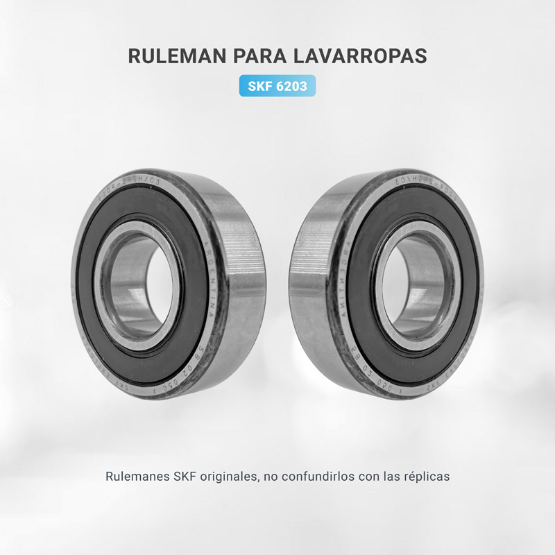 Ruleman 6203 2rsh Skf Rodamientos Pack X10 Unidades
