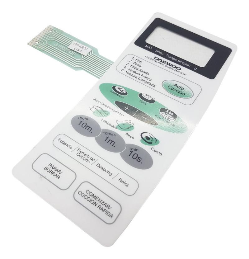 Membrana Teclado Microondas Md68 Daewoo Kor862g
