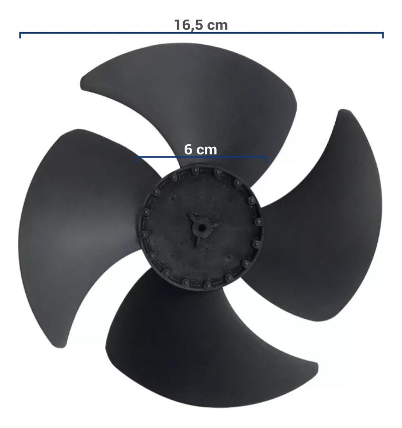 Helice Aspa Ventilador Motor Heladera General Electric