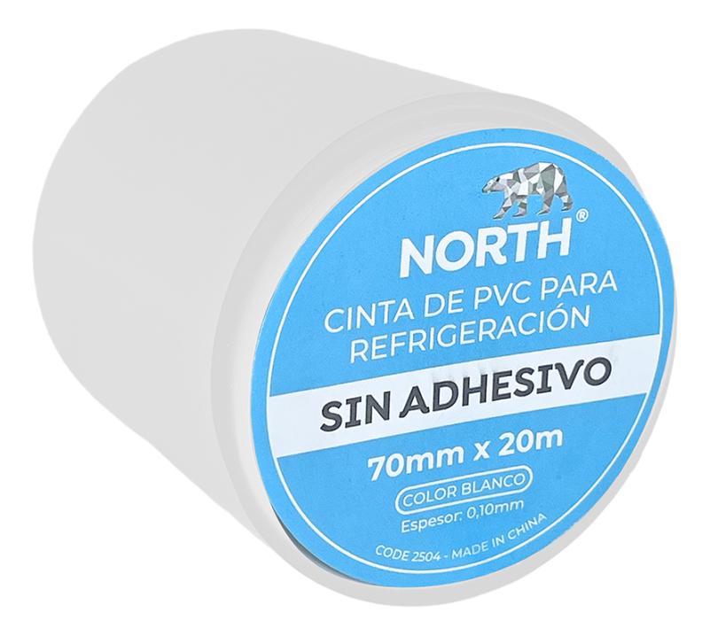 Cinta Pvc Blanca Refrigeracion Sin Adhesivo 20m X10 Unidades