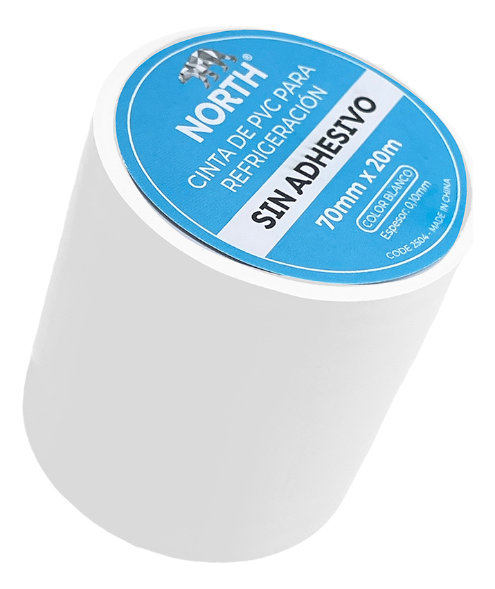 Cinta Pvc Blanca Refrigeracion Sin Adhesivo 20m X10 Unidades