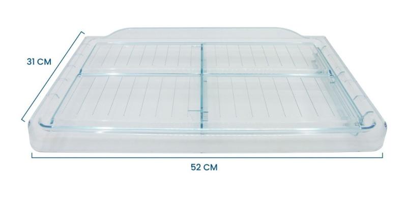 Estante Bandeja Heladera Columbia 52 Cm Con Guias Original