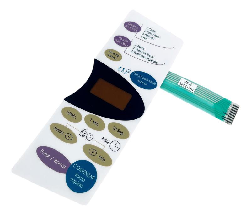 Frente Membrana Panel Teclado Microondas Md17 Bgh 16260 Original