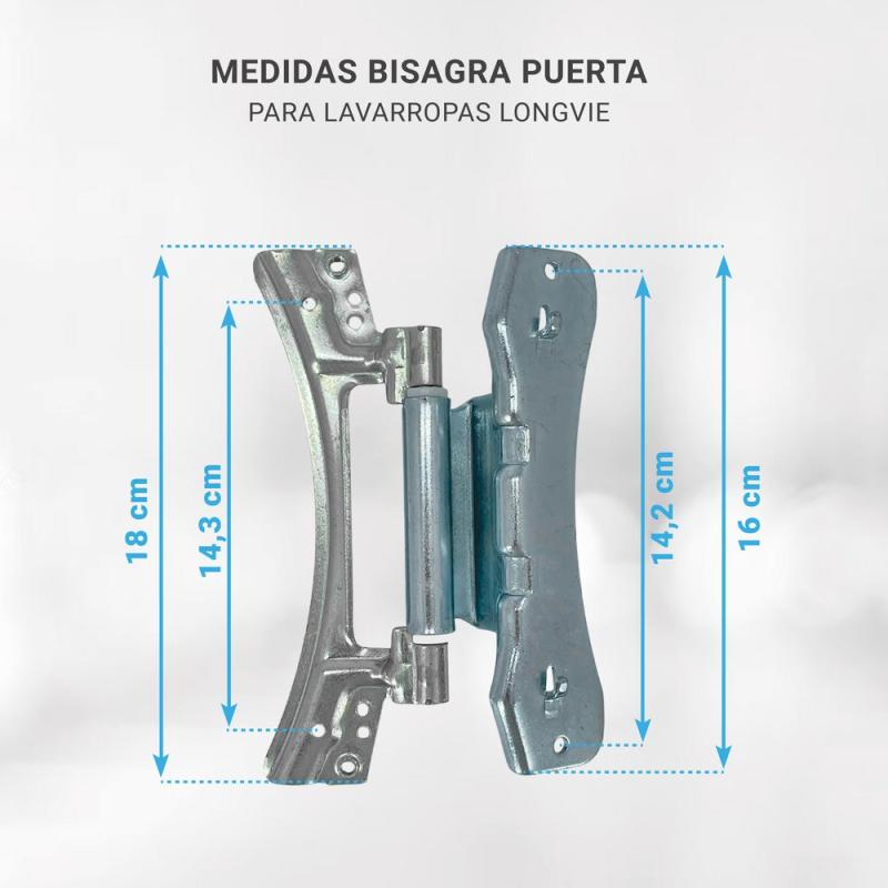 Bisagra Lavarropas Longvie Ls8012 L8012 L6508 L6510