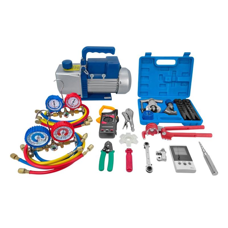 Kit Herramientas Refrigeracion 4 Bomba Vacio 60