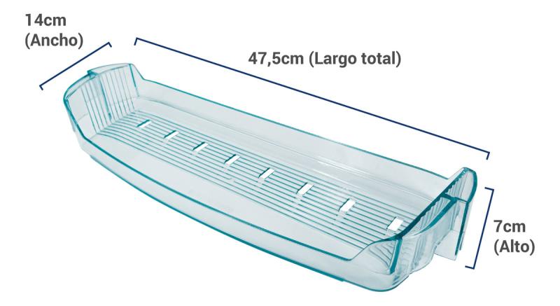 Anaquel Estante Acrílico Heladera Whirlpool Wrm40d Original