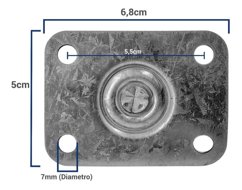 Rueda De Chapa Goma 75kg Freezer  Electrolux Efc21w Original