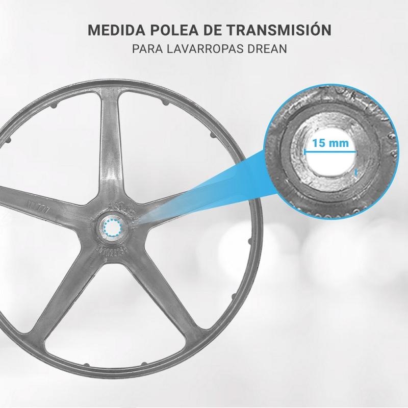 Polea Tambor Lavarropas Drean Excellent Blue 7.10p Original