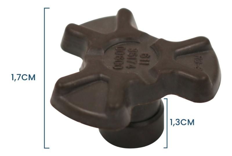 Acople Cupla Trebol Bajo Para Plato Microondas