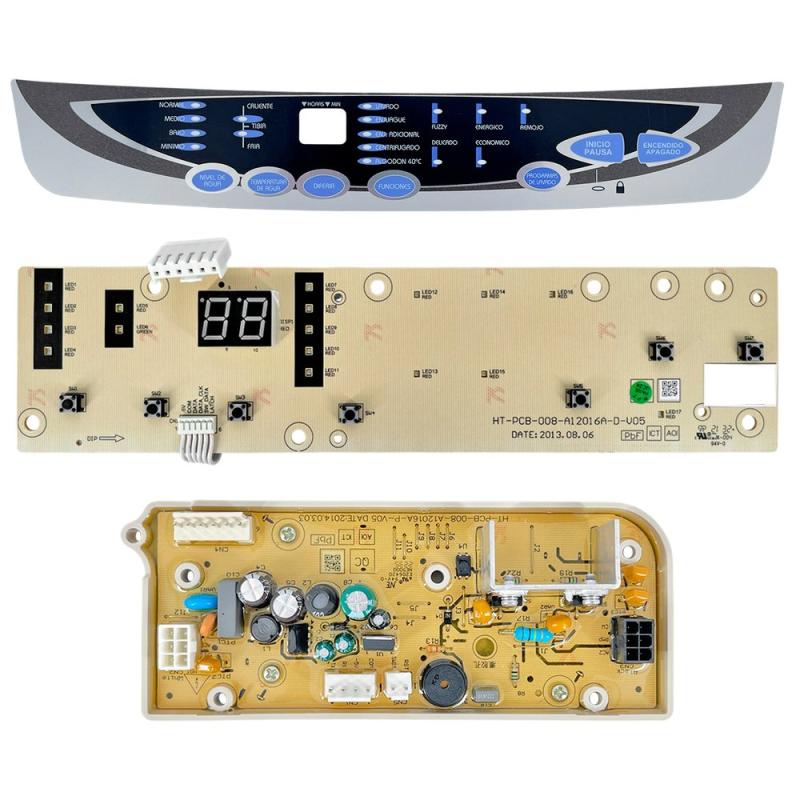 Kit Plaqueta Gafa 6505 Serigrafia Panel Lavarropas