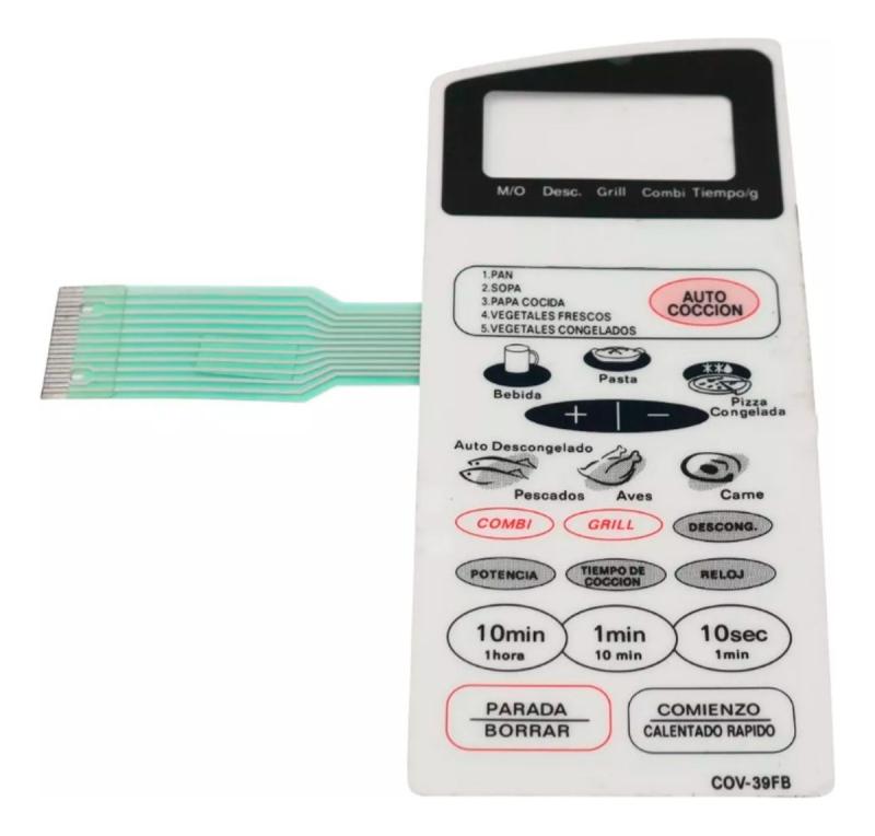 Membrana Teclado Microondas Coventry 39fb Md183 Original 
