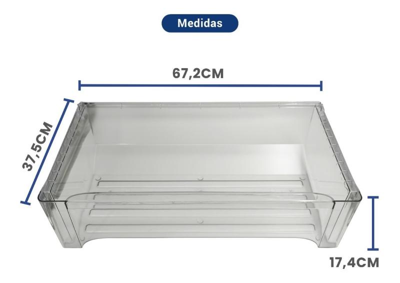 Canasto Intermedio Para Frezeer Heladera Whirlpool W10624070