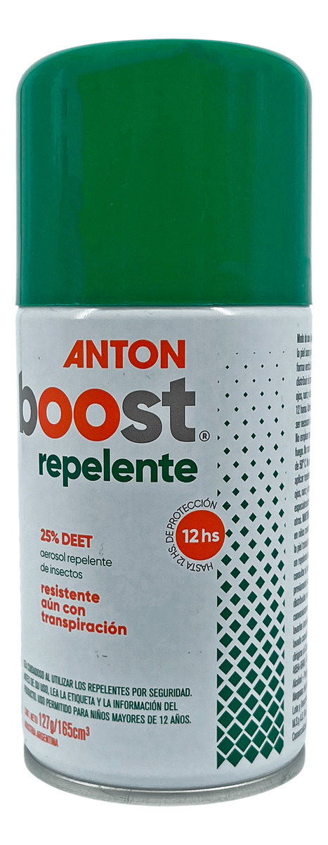 Repelente Para Mosquitos Aerosol Boost 127g X 12 Unidades