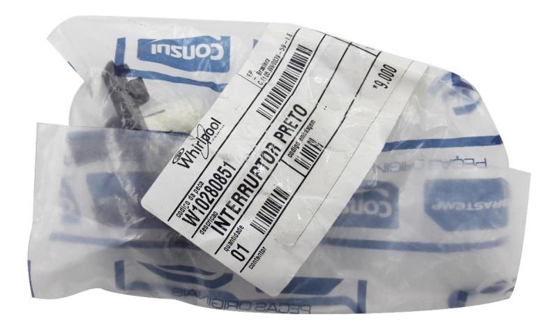 Interruptor Doble Negro Heladera Whirlpool Wre52b1 Wre54n1