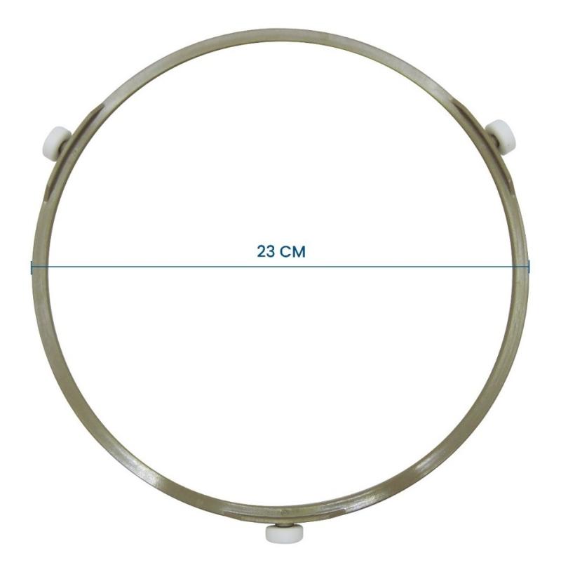 Giraplato Microondas Redondo 23 Cm Ruedas 16 Mm