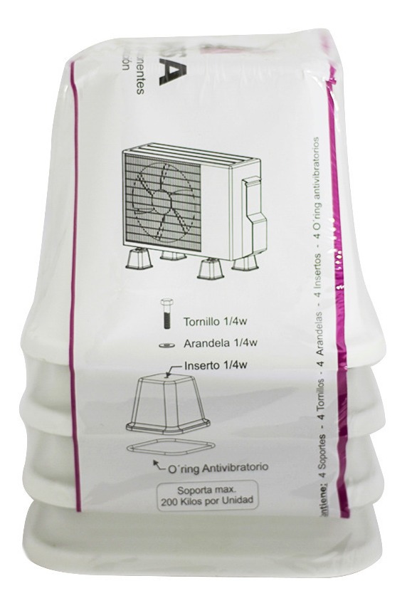 Soporte Antivibratorio Aire Acondicionado Para Instalaciones