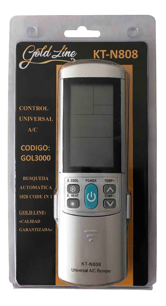 Control Universal Aire Acondicionado Gold Line Kt-n808