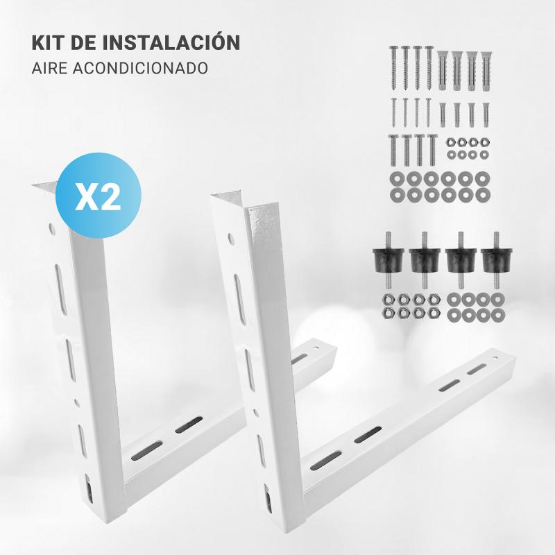 Kit Instalacion Aire Acondicionado Caño 1/4 1/2 Cobre X3mts
