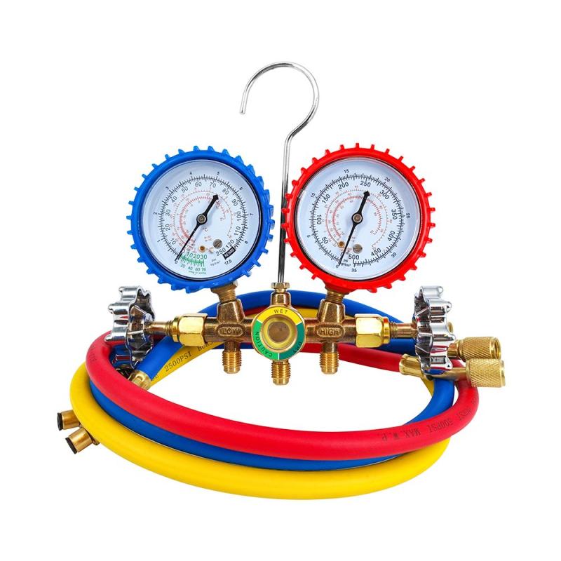 Kit Manifold Refrigeracion R22 R134 R12 Y Manifold R410