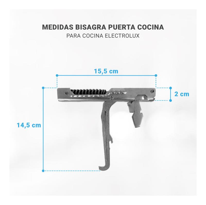 Kit Bisagra Puerta Cocina Electrolux Esmr856 X2 Original