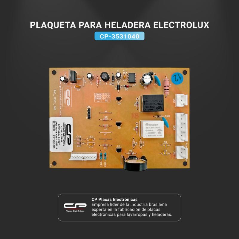 Plaqueta Placa Para Heladera Electrolux Cp Dff37 Dff40 Dff44