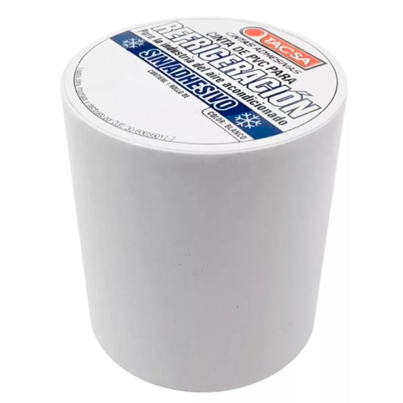 Cinta Blanca Sin Adhesivo Aire Acondicionado Refrigeracion Tacsa Blanco Liso