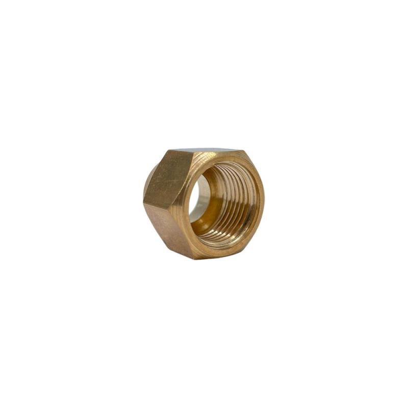 Tuerca Cupla 1/2 Bronce Aire Acondicionado Refrigeracion X1