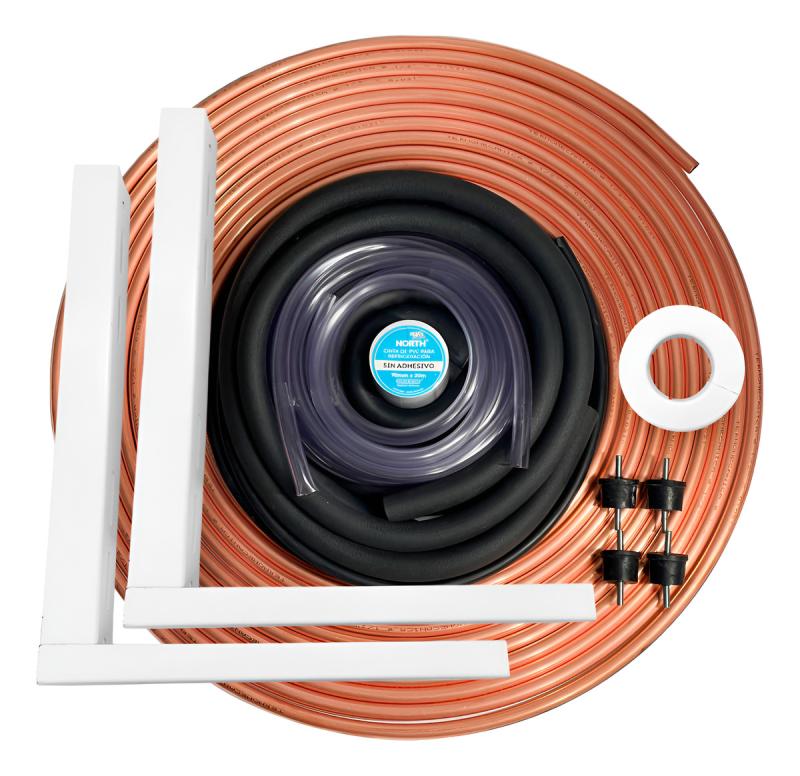 Kit Instalacion Aire Acondicionado 1/4 3/8 X 3 Metros Split