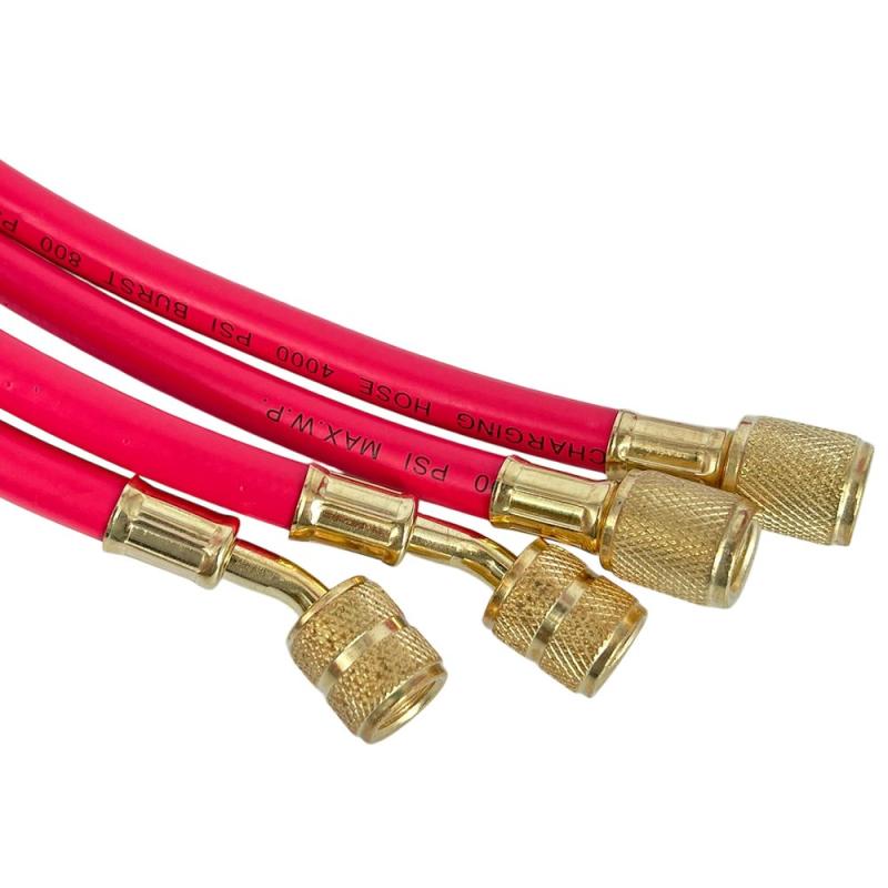 Manguera Manifold R410 Alta 800psi Roja 1.5 Metros