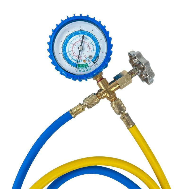 Kit Carga Aire Acondicionado Auto R134 Manifold Mangueras