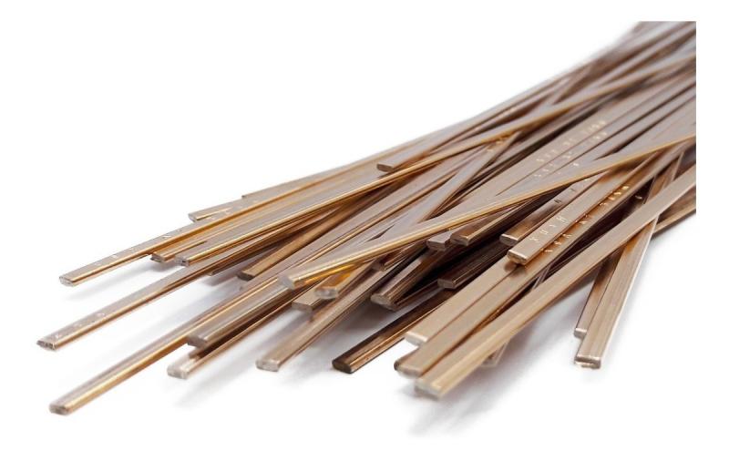 Varilla Plata Para Soldar 0% Harris Refrigeracion X 10 U