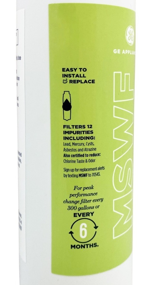 Filtro Heladera General Electric Mswf Original