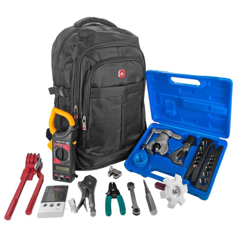 Kit Herramientas Refrigeracion Pestañadora Mochila N°5