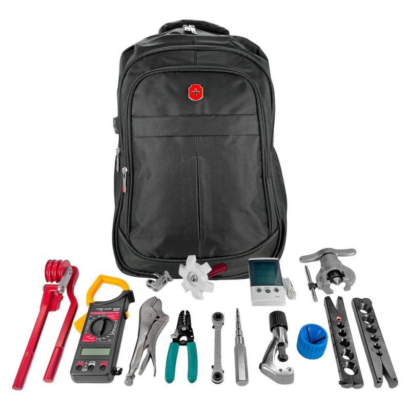 Kit Herramientas Refrigeracion Pestañadora Mochila N°5