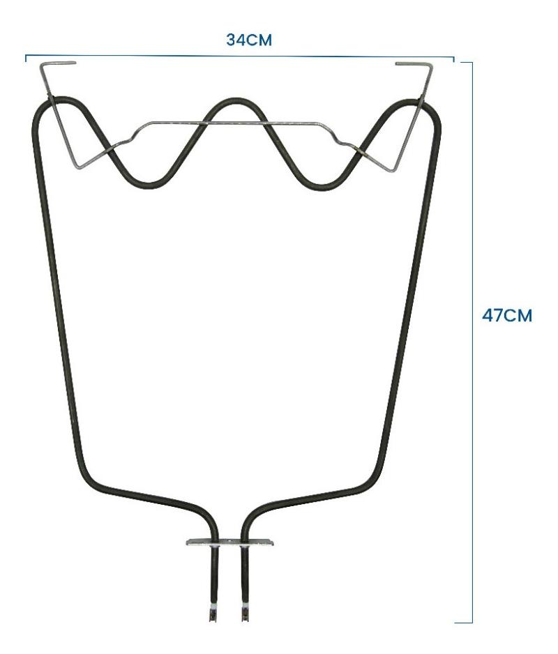 Resistencia Inferior Para Horno Electrico Whirlpool Akzm756x