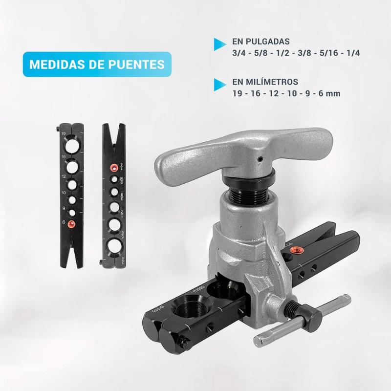 Kit Pestañadora Excentrica Y Manifold R410 Completo
