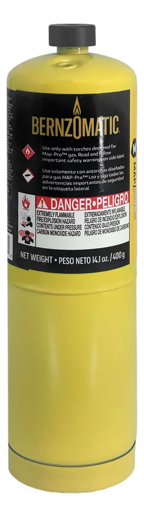 Soplete Para Soldar Lata Gas Mapp 2 Varillas De Plata Bernzomatic