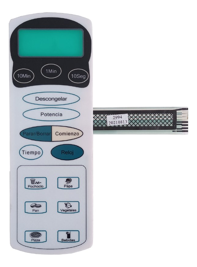 Panel Membrana De Microondas P/ Luxman E7020 Y White Westing